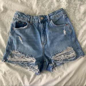 TOPSHOP Denim Shorts